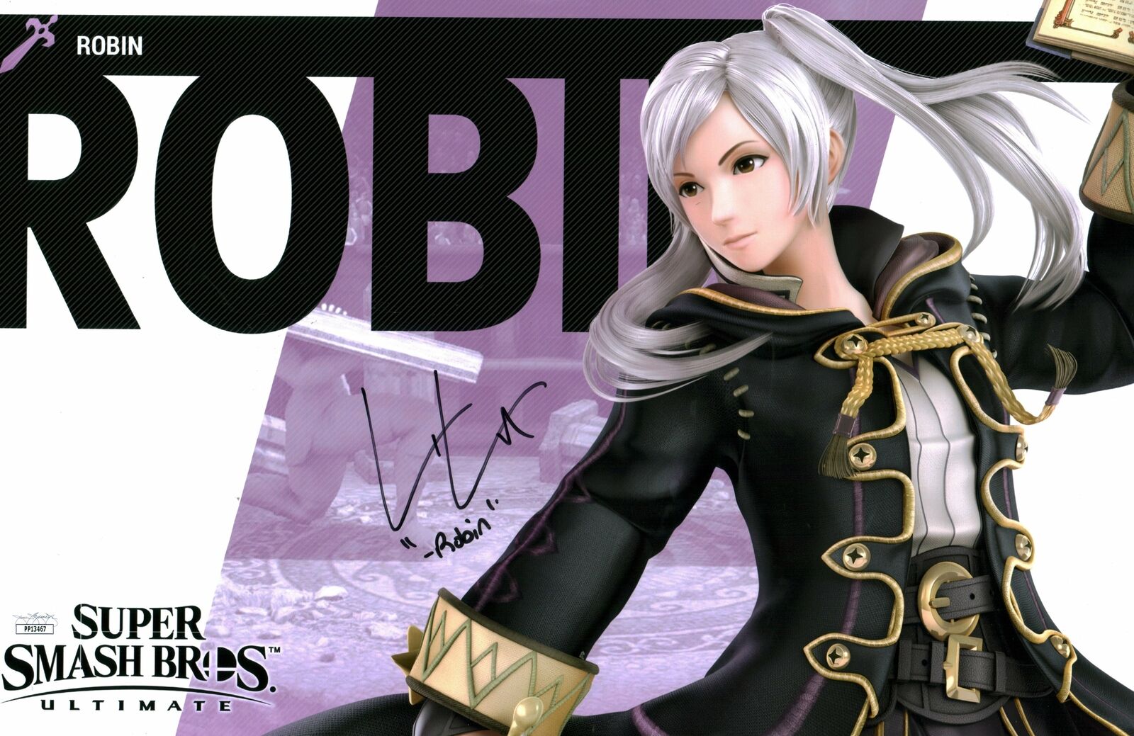 Lauren Landa Super Smash Bros Robin 11x17 Photo Poster painting Signed Autograph JSA COA