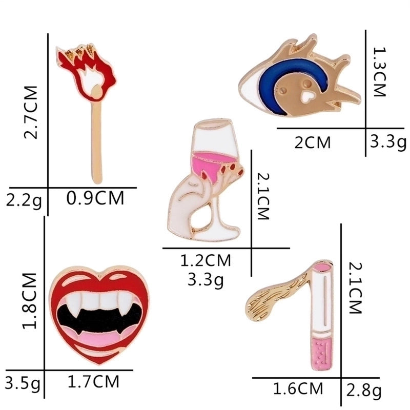 Cartoon Style Cartoon Alloy Stoving Varnish Women’s Brooches