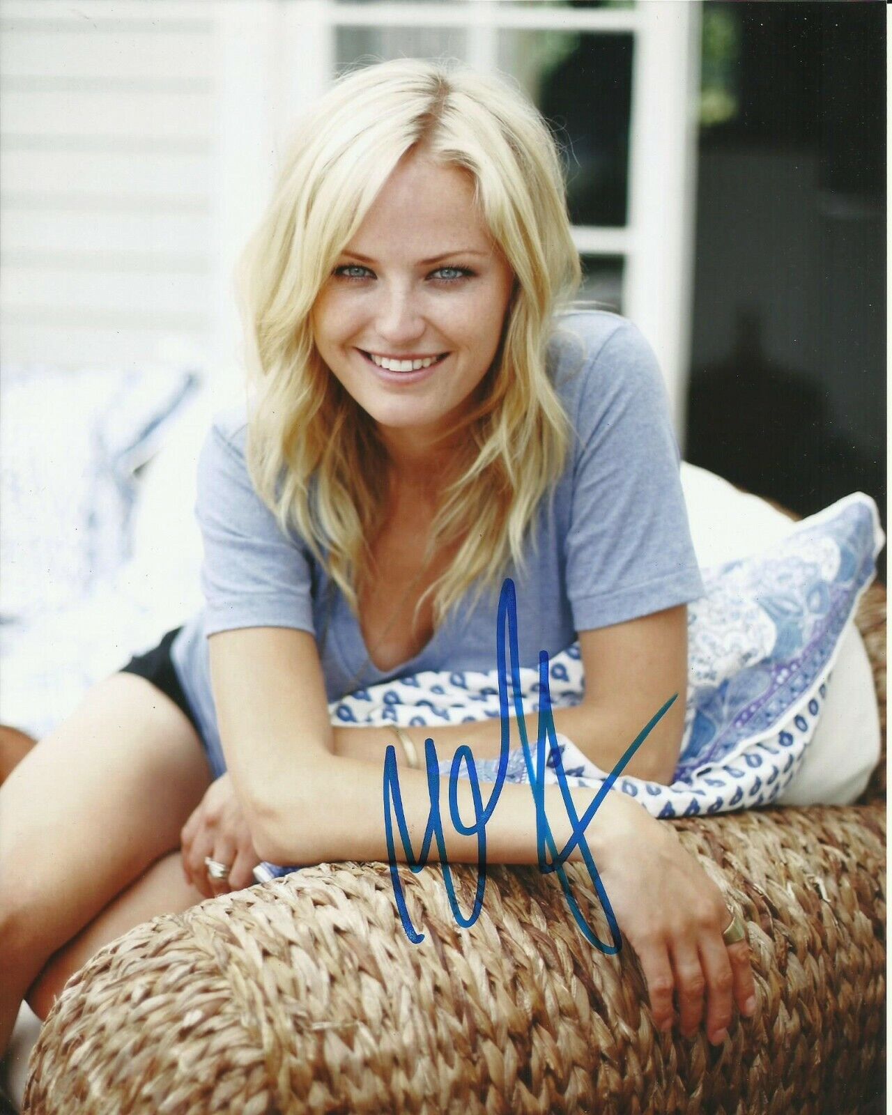 MALIN AKERMAN SIGNED SEXY Photo Poster painting UACC REG 242 FILM AUTOGRAPHS AUTHENTIC (7)