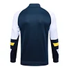 2023/2024 Real Madrid Half-Pull Training Suit Blue-White Football Shirt 1:1 Thai Quality