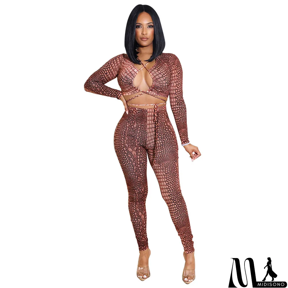 MidiSono - Autumn New Product Sexy Bag Hip Knitted Fashion Suit