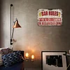 Bar Rules - Metal Tin Signs(8*12Inch/12*16Inch) - Bar