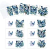 12Pcs Butterfly Bluebird DIY Diamond Painting Greeting Cards for Adults Gifts