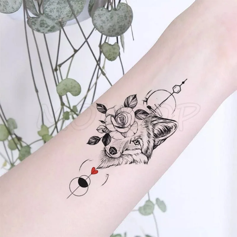 Water Transfer Tattoo Sexy Running Horse Anime Tattoo Body Art Waterproof Temporary Fake Flash Tattoo for Man Woman 10.5*6cm