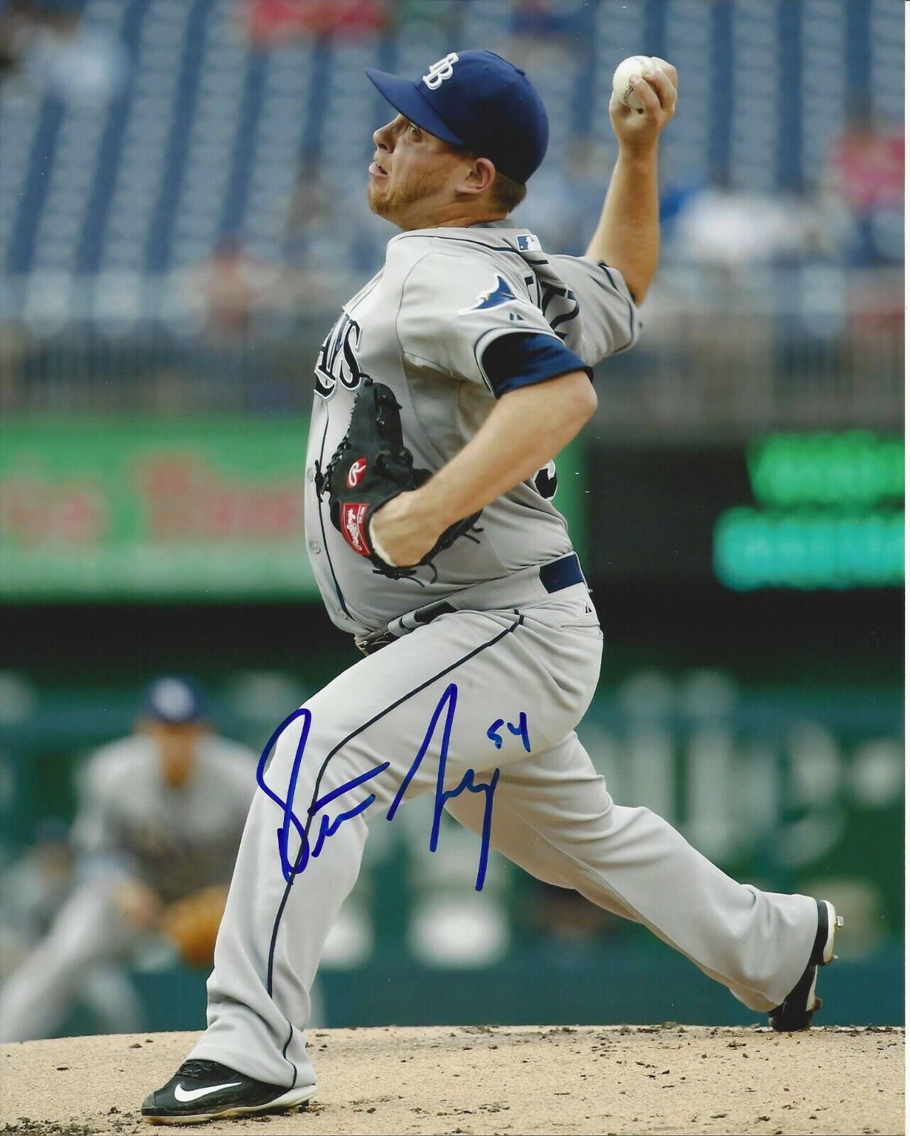 Steve Geltz Autographed 8x10 Tampa Bay Rays#S683