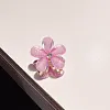 10PCS Colorful Crystal Flower Hair Claws