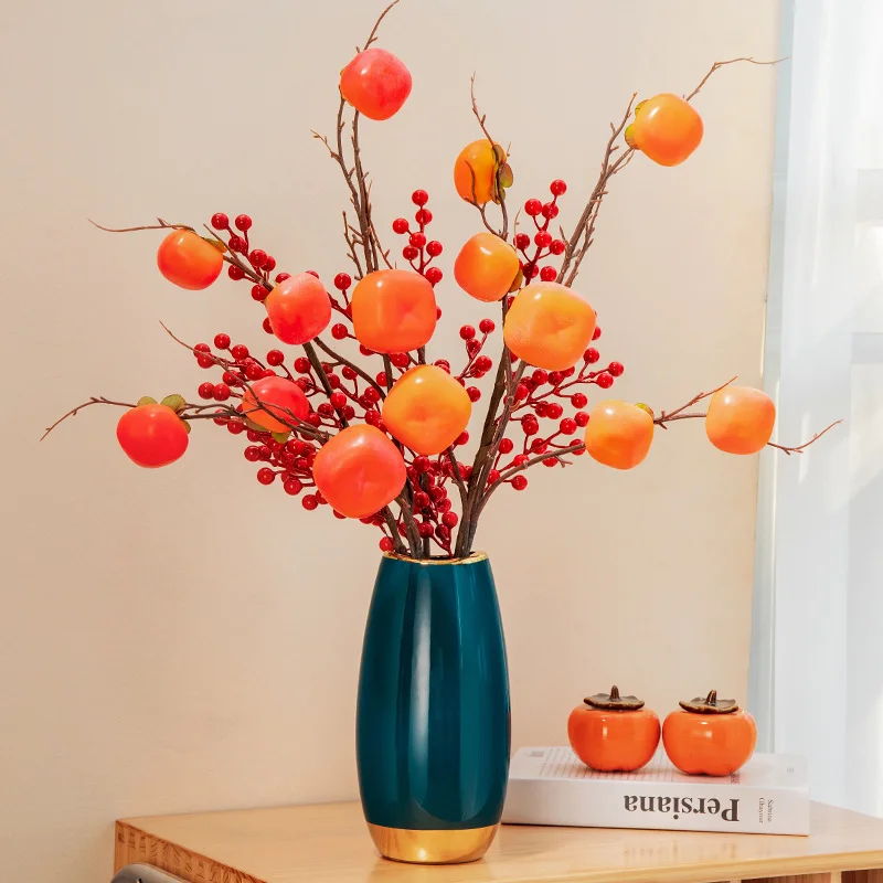 Athvotar Simulation Fruit Stem False Flower Simulation Flower Living Room Decoration Simulation Fake Flower Wedding Shooting Props