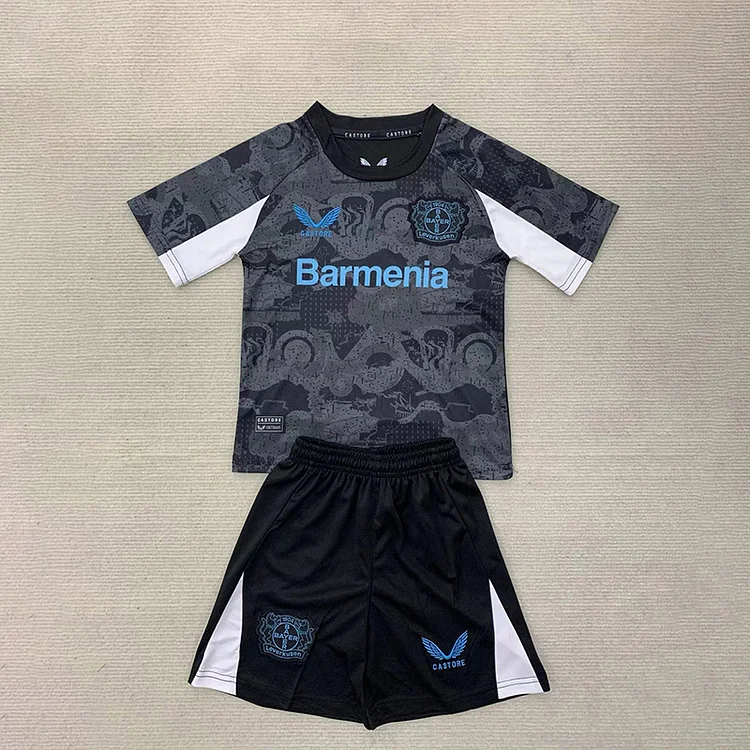 24/25 Leverkusen Second Away Kids Set