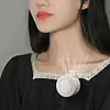 Mini Clip Fan Hanging Waist Neck Fan Girl Electric Air Cooling Fan 900mah USB Le