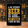 A day without beer is like just kidding - Vintage Metal Signs - 20*30cm/30*40cm - Warning