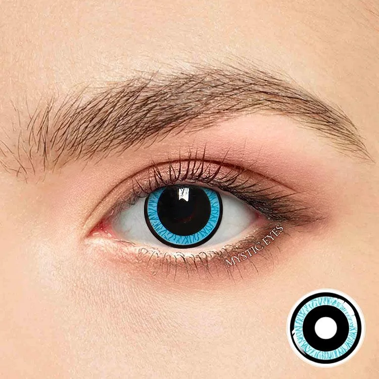 Oyster Nebula Blue Contact Lenses