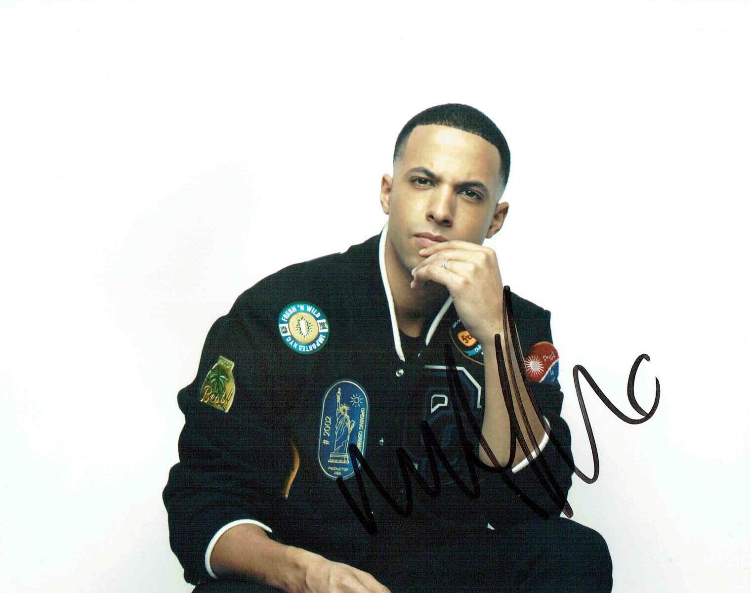 Marvin HUMES SIGNED Autograph 10x8 Photo Poster painting 2 AFTAL COA JLS Singer & DJ