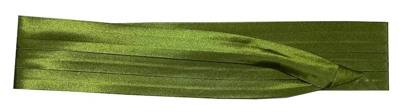 Hat Bands - 3-Pleated "Satin" Hat Bands with 2-End Hooks