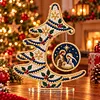 DIY Pearl Diamond Painting Acrylic Stand, Christmas Tabletop Decoration, Special Shaped Diamond Art Craft Kit for Home Decor