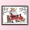 Santa XIV -14CT Stamped Cross Stitch Kit(29*22cm)