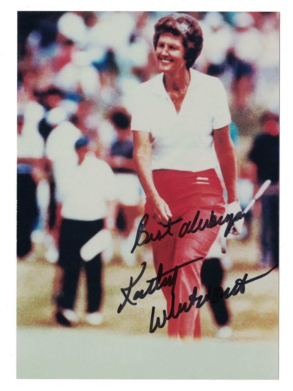 Kathy Whitworth Signed Autographed 5x7 Photo Poster painting Golf LPGA