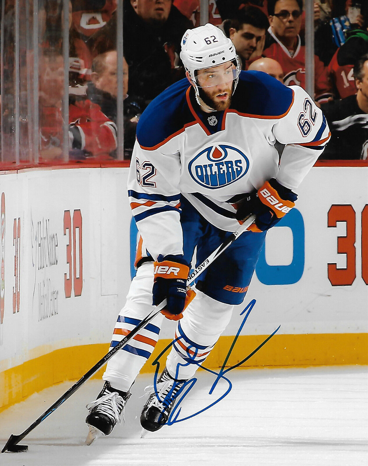 Edmonton Oilers Eric Gryba Signed Autographed 8x10 NHL Photo Poster painting COA W