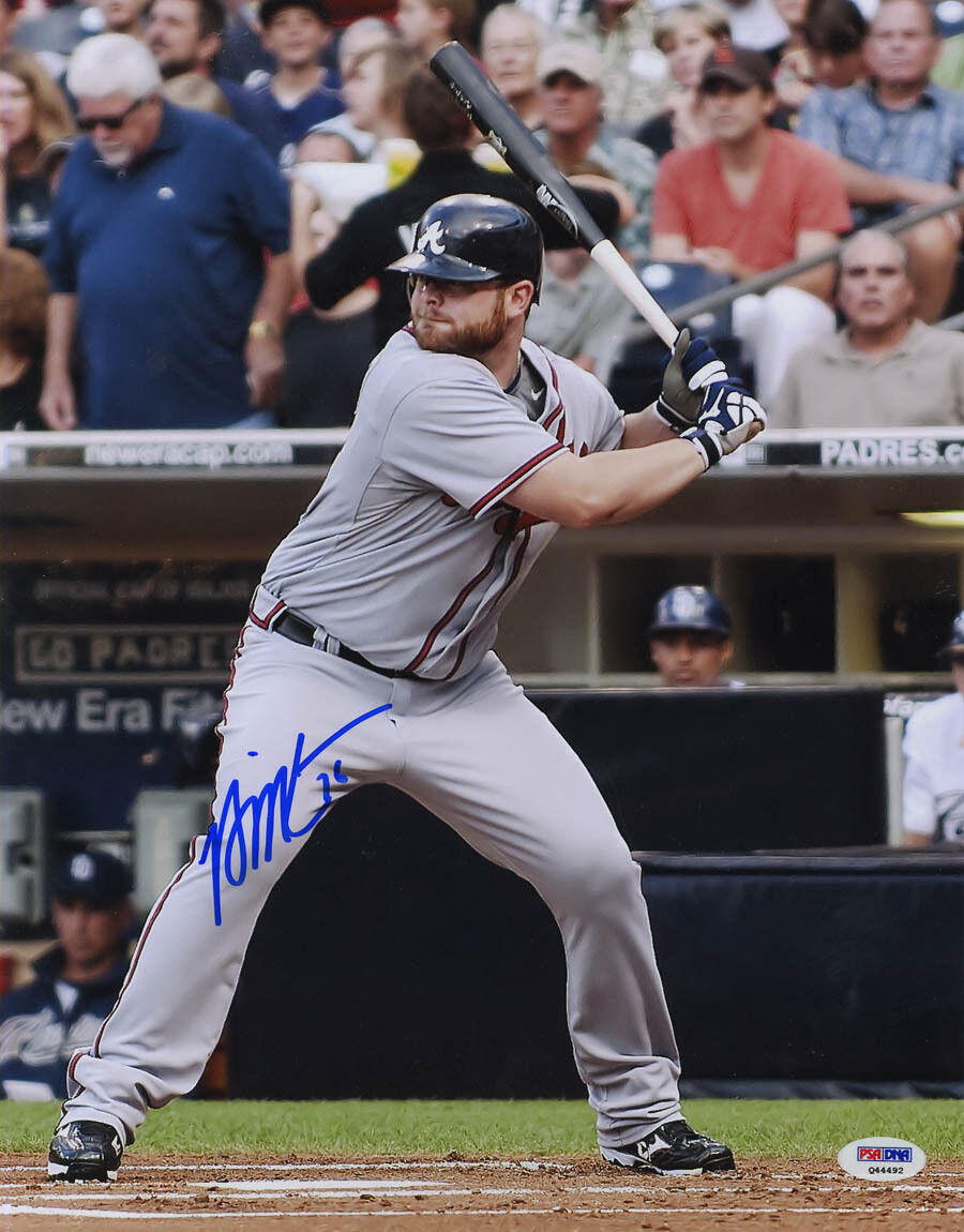 Brian McCann SIGNED 11x14 Photo Poster painting Atlanta Braves PSA/DNA AUTOGRAPHED