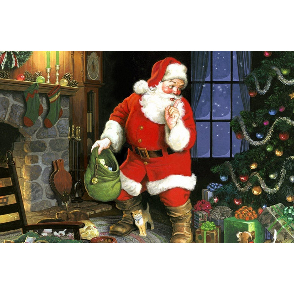 

40*30cm - Painting By Numbers - Christmas, 501 Original