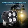 3 Inch LED Pods Work Light Bar White & Yellow 12V-48V Motorcycle Fog Lights 40W