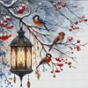 (Multi-Style) Bird And Lamp-11CT Stamped Cross Stitch 50*50cm/19.69*19.69in