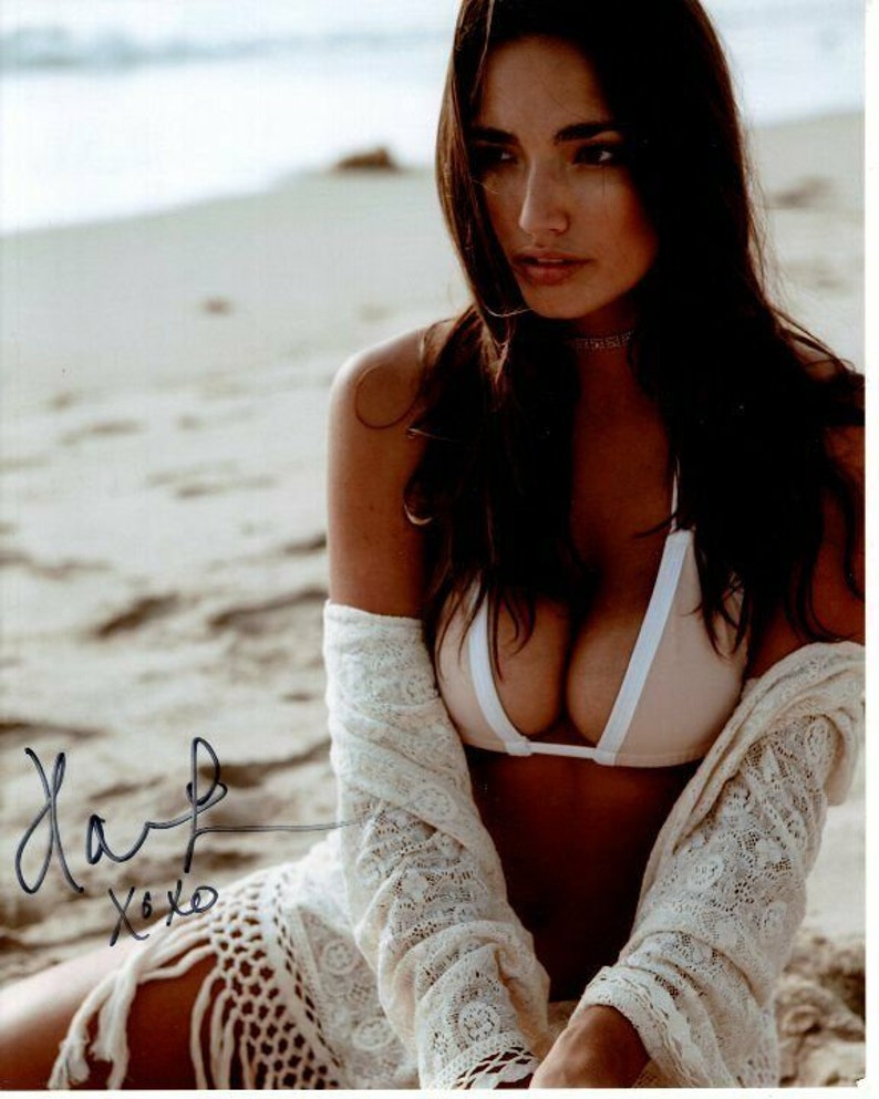 Hailee keanna lautenbach signed autographed 8x10 sexy bikini Photo Poster painting