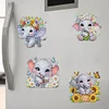 6Pcs Elefant - 5d DIY Handwerk Aufkleber Magnet