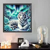 Diamond Painting - Full Round Drill - White Tiger(Canvas|40*40cm)