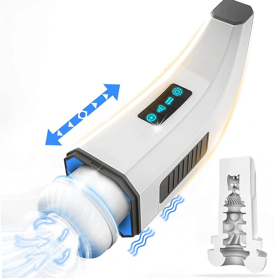 Hgod 007 Third Generation Retractable Heating Sucking Vibrating Male Masturbator 