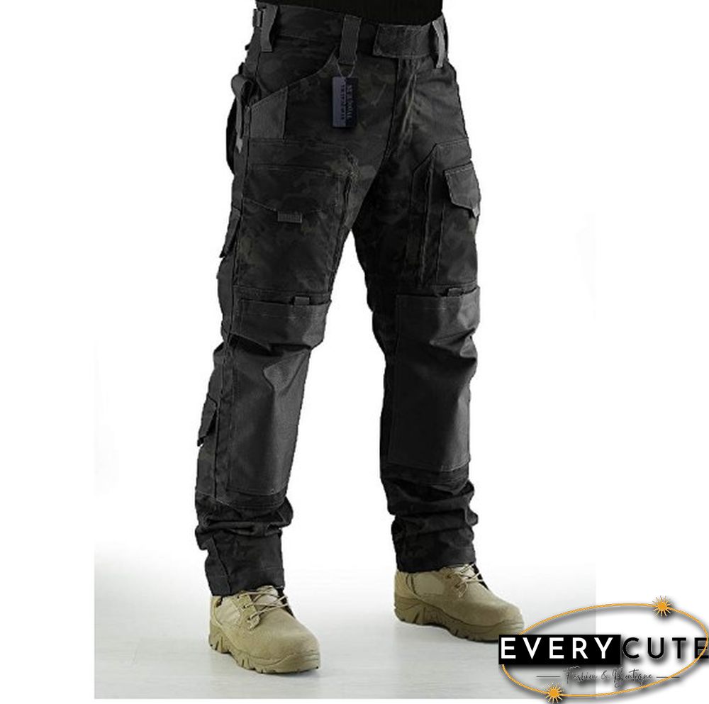 Men's Fashion Solid Color Outdoor Tactical Trousers