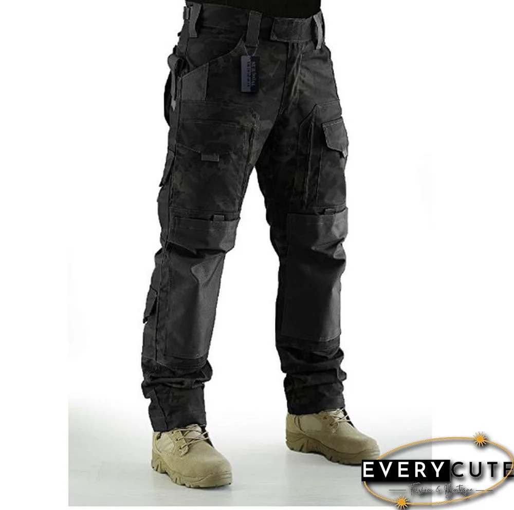 Men's Fashion Solid Color Outdoor Tactical Trousers