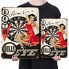 Pin - up Dart Girl - Vintage Metal Signs(12*16Inch)-Pin-up-girls