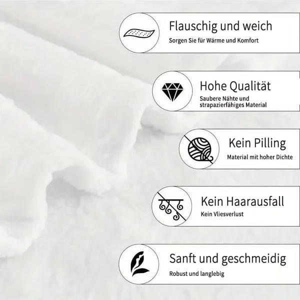 🎄Weihnachtsverkauf🎅Vintage Plaid-Decke mit Hahn-Motiv