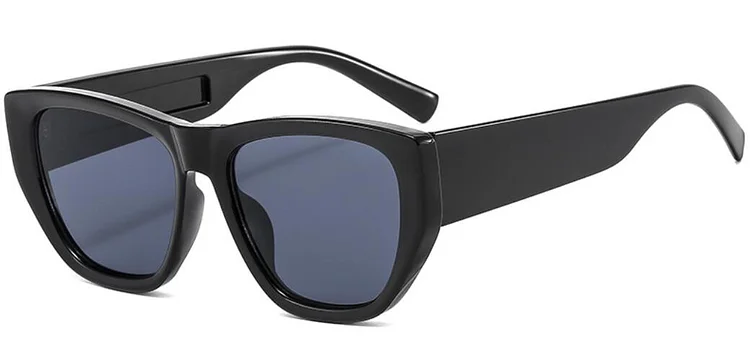 Vintage Square White Sun Glasses Trendy For Men Women Luxury Designer Sunglasses Sexy Cool Punk Hip-Hop Shades Gafas