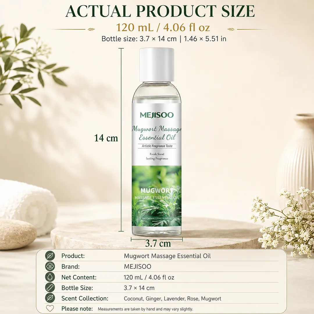 Couples Night-in Massage Oil &ndash; 120ml Rose, Lavender & Ginger Scents