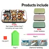 Pferde Thema Diamond Painting Nailart Tasche Set enthält 7 professionelle Werkzeuge