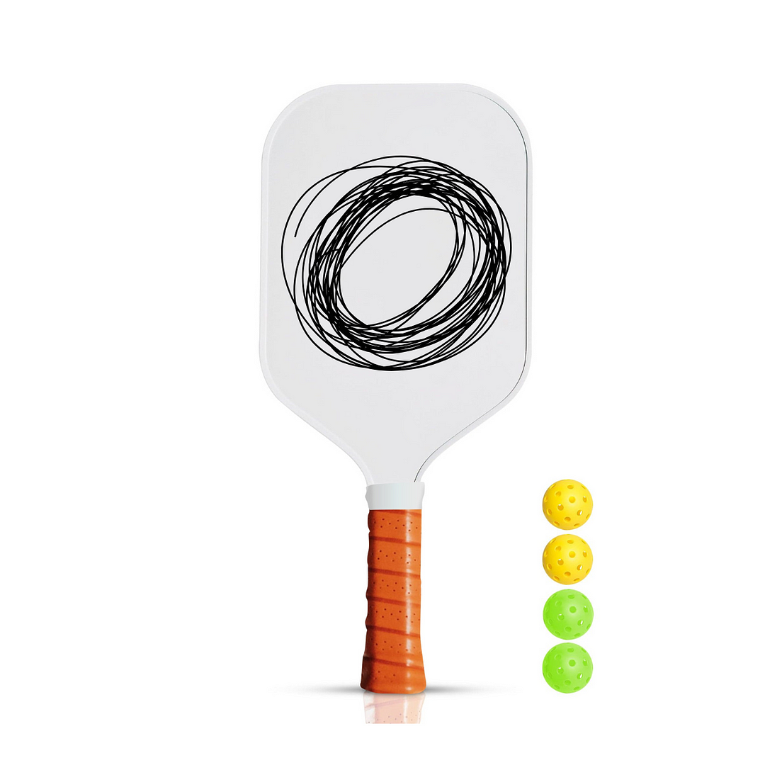 Lightweight Durable Fiber Glass Pickleball Paddle - Perfect for All Levels