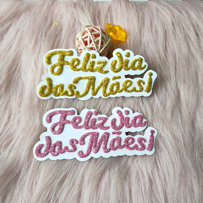 New Happy Mother&rsquo;s Day metal cutting die mould scrapbook decoration embossed photo album decoration card making DIY handicrafts