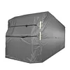 [US Local Warehouse] 420D Oxford Fabric Travel Trailer RV Cover Anti- Trailer Cover for Winter Snow