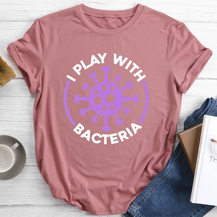 Biology Round Neck T-shirt