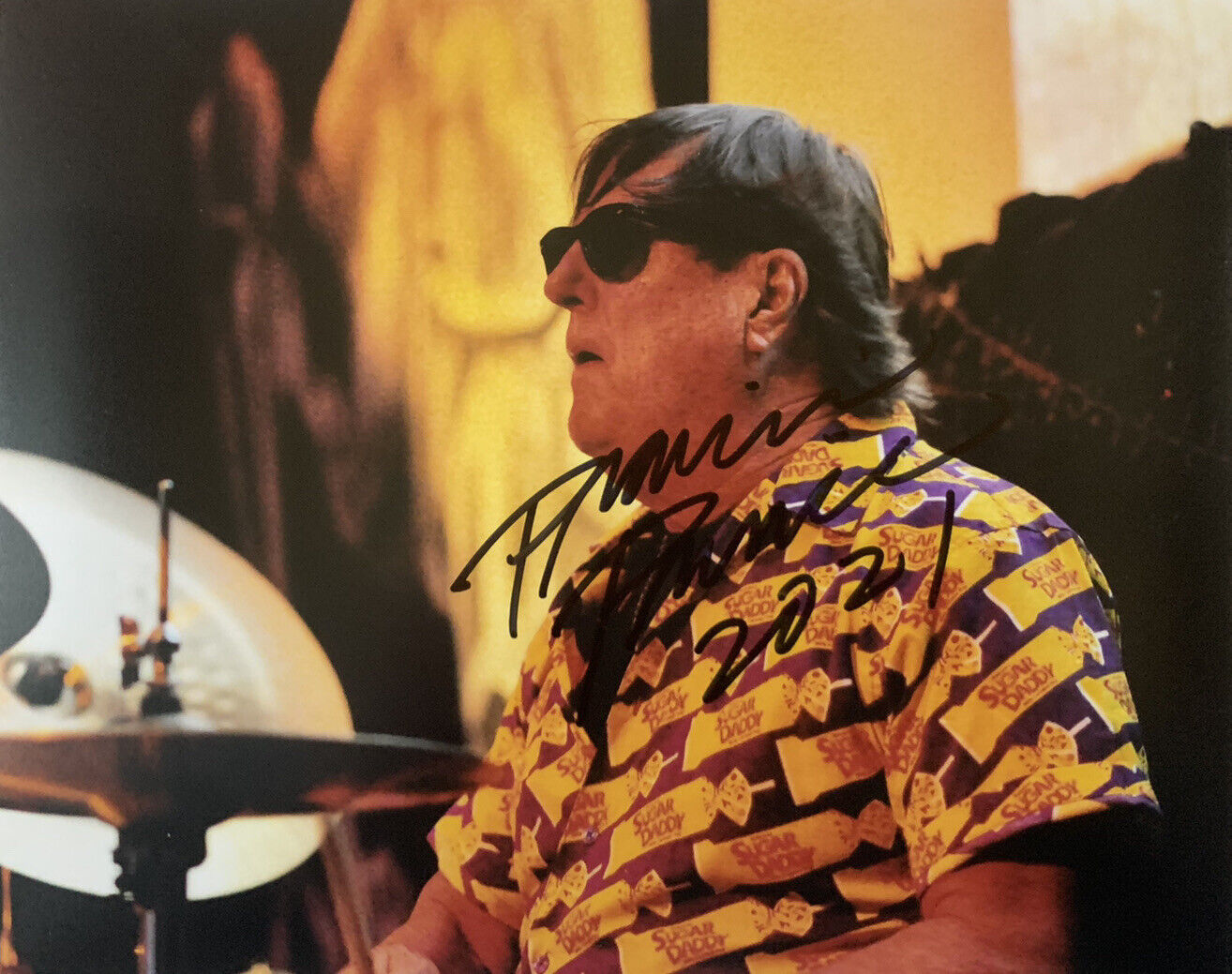 PRAIRIE PRINCE HAND SIGNED 8x10 Photo Poster painting THE TUBES BAND DRUMMER AUTOGRAPH COA