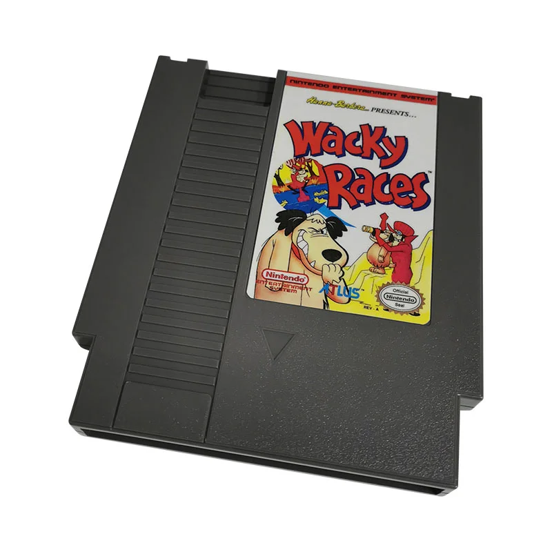 Wacky Races For Nintendo NES - 8 Bit Game Cartridge