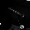 Chrome Hearts Varsity Jacket - Black White Gothic Baseball Coat 2206