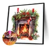 Diamond Painting -DIY Round Drill Fireplace