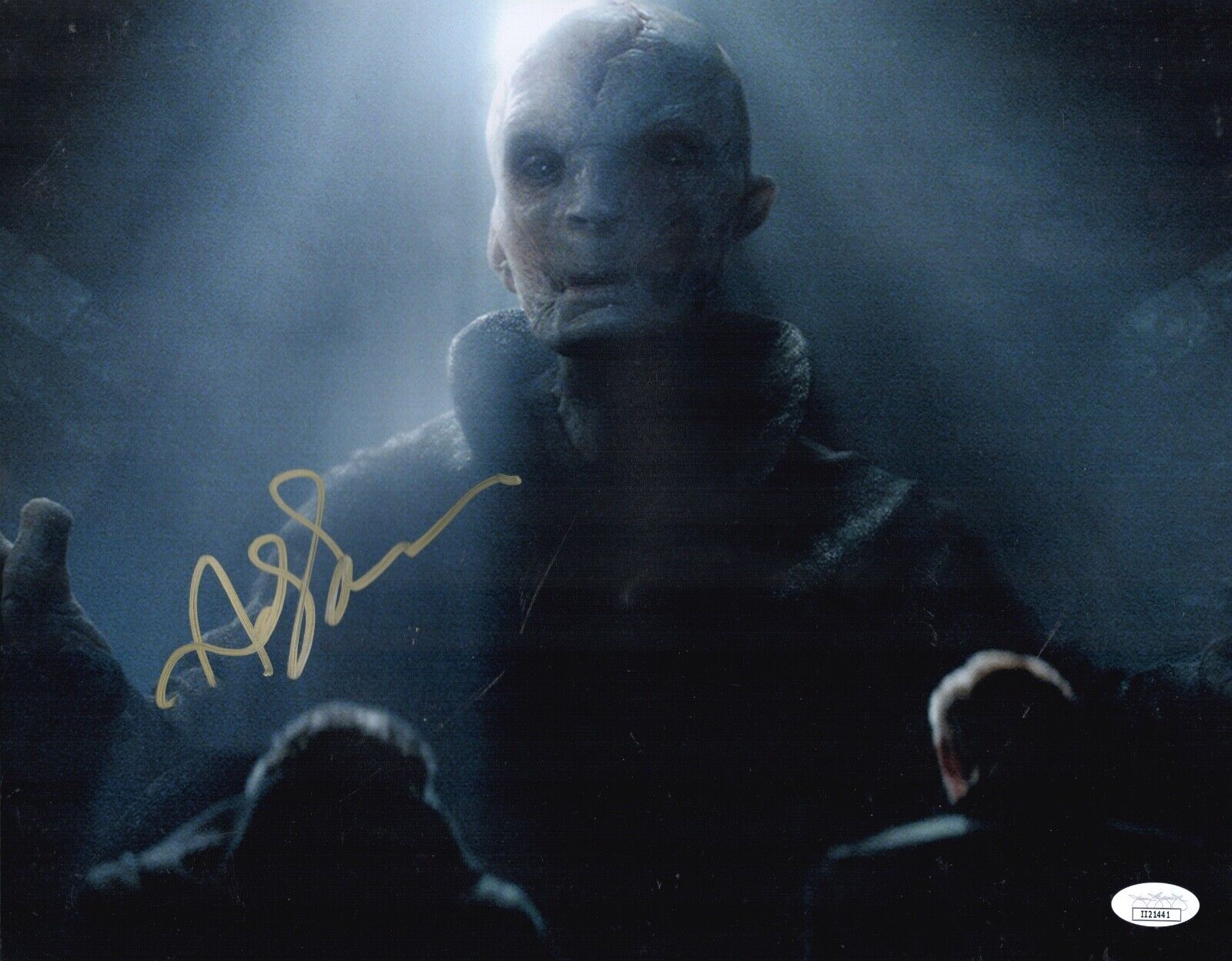 Andy Serkis LAST JEDI Signed 11x14 Photo Poster painting In Person Autograph SNOKE JSA COA Cert