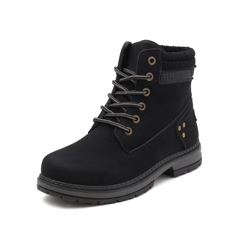 Qengg Winter Shoes Woman Warm Snow Boots Women Ladies Ankle Boots Outdoor Thick Bottom Tooling Boots Pink Booties M846