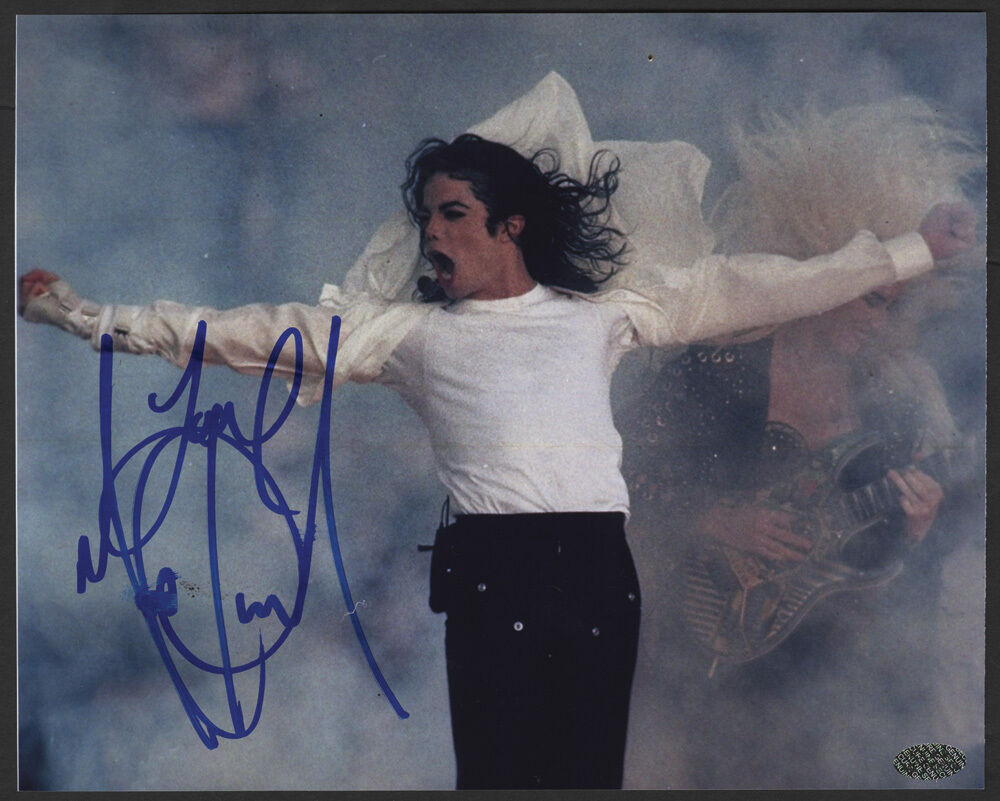 MICHAEL JACKSON Signed Photo Poster paintinggraph - Pop Star Singer / Vocalist 'Live' preprint