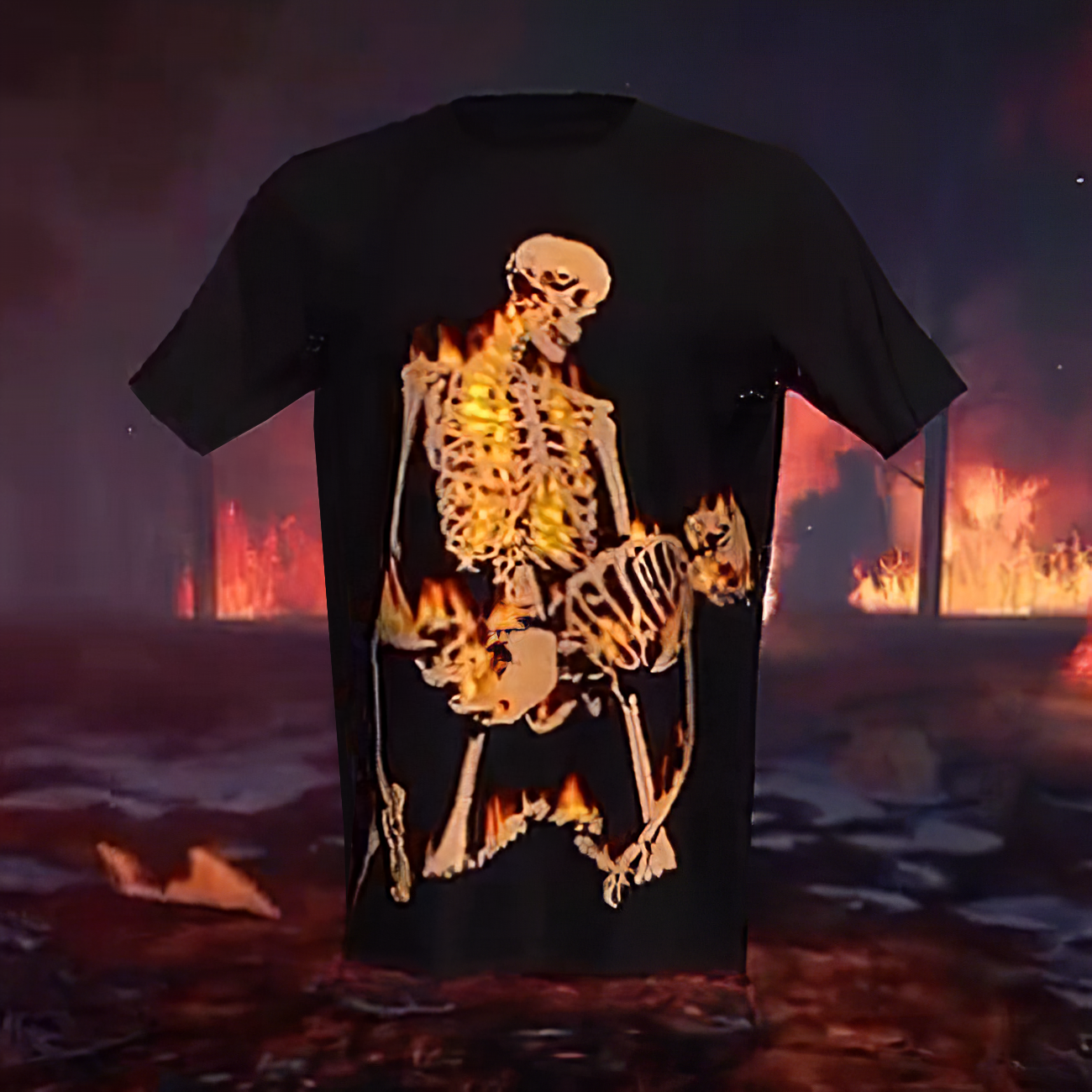 Loveciss®/ Burning Lover Print Short Sleeve T-Shirt