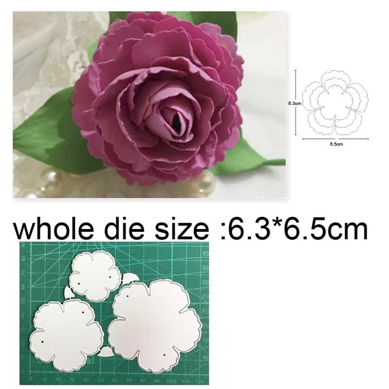 Craft Metal Cutting Dies Cut Die Mold Wildflower Flower Leaf Decoration Scrapbooking Dies Knife Mould Blade Punch Stencils Dies
