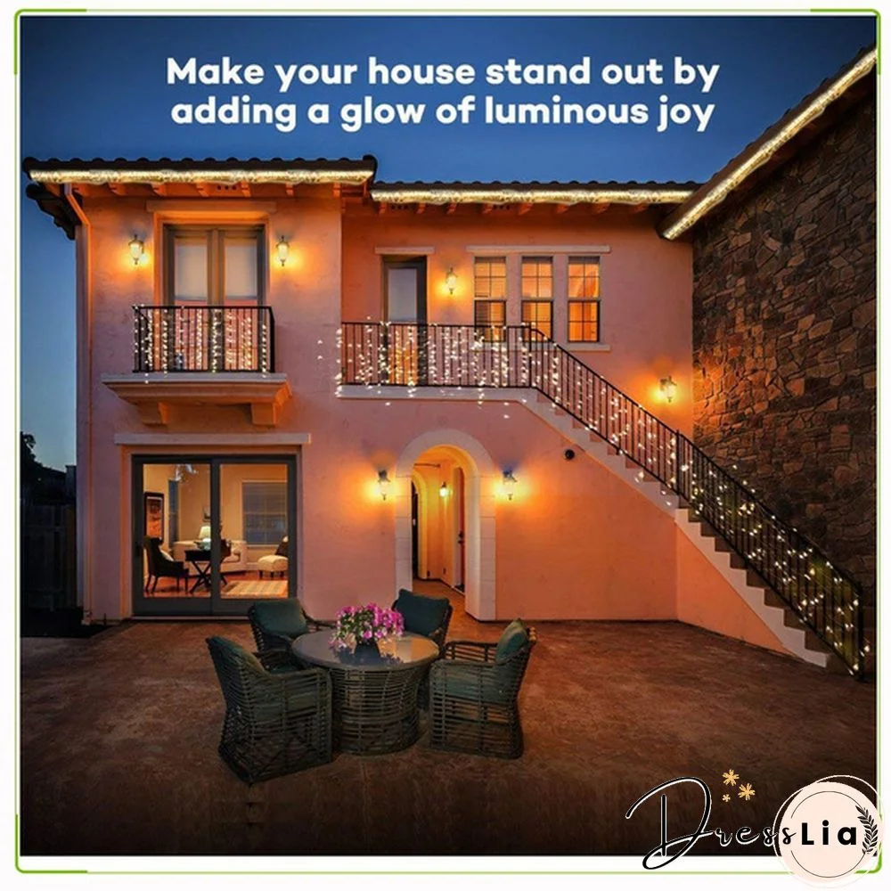 String Light 100/200LED 10M/20M Christmas/Wedding/Party Decoration Lights Garland AC 110V 220V Outdoor Waterproof Led Lamp 4 Colors Led UK/US/EU PLUG